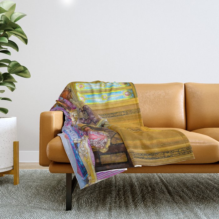 Victorian throw blanket sales