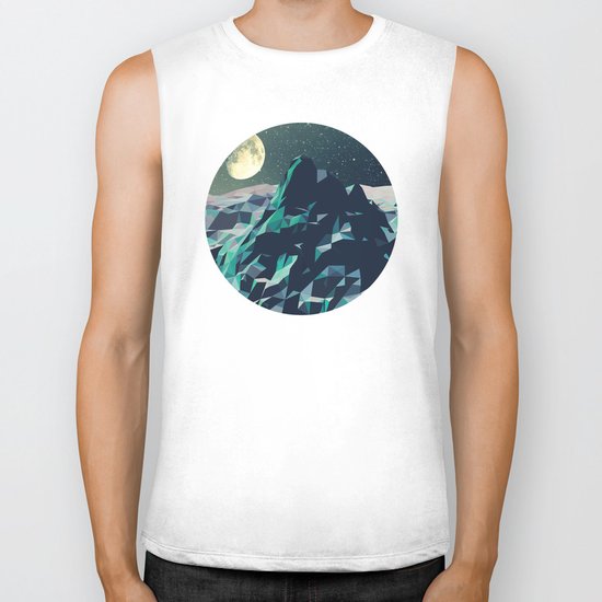 Night Mountains No. 2 Biker Tank