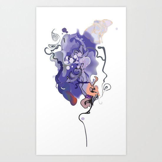 Violet Hour Art Print