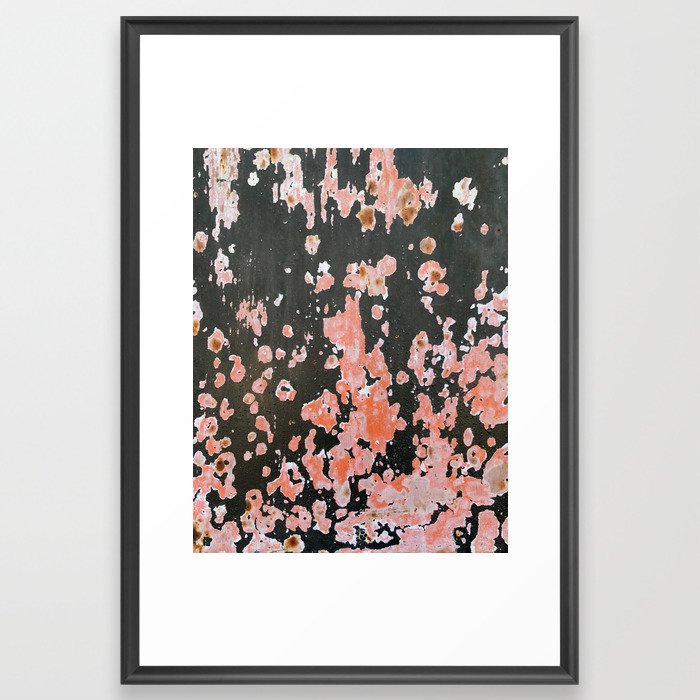 Père Lachaise Pink Framed Art Print