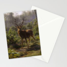 Rosa Bonheur, A stag, un cerf Stationery Card