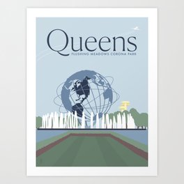 Flushing Meadows | Queens New York City | Travel Print  Art Print