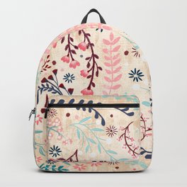 Chinese Flowery Fields Backpack