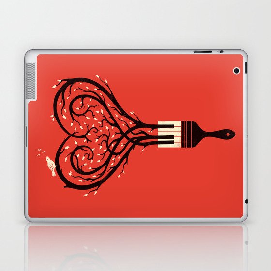 Paint Your Love Song Laptop & iPad Skin