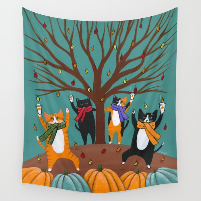 Celebration of Autumn 2020 Wall Tapestry