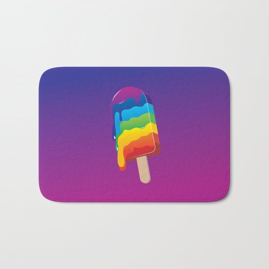 Ice-cream Rainbow Bath Mat