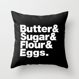 The Fab 4 - Baking Throw Pillow