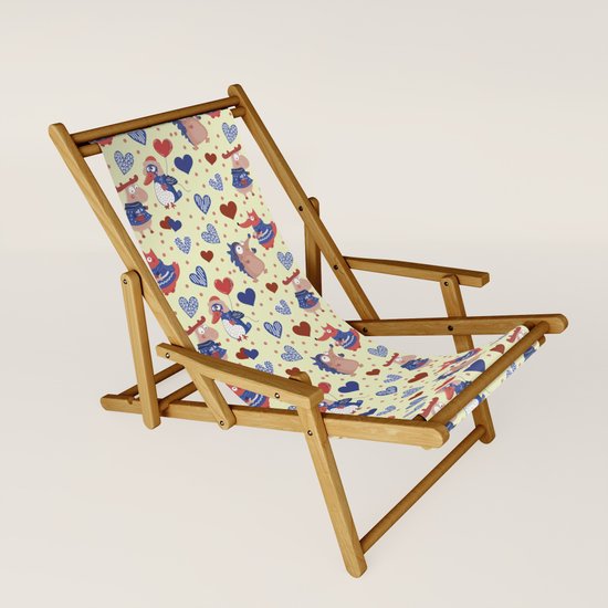 Crazy Love Sling Chair By Monkeybusinessgraphicdesign Society6