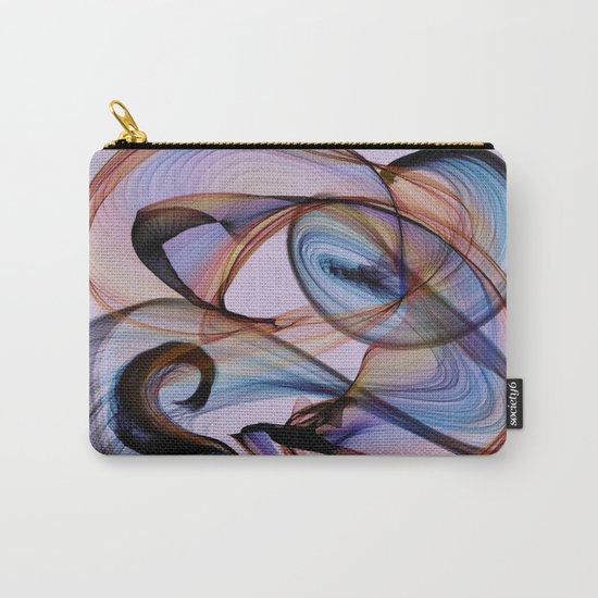 Bird Flame Purple Carry-All Pouch