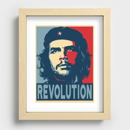 Che Guevara - Revolution, Hope Style Recessed Framed Print