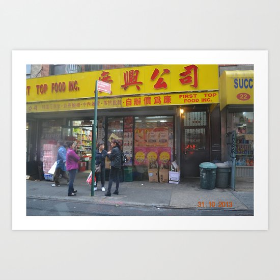 Chinatown Ladies Art Print