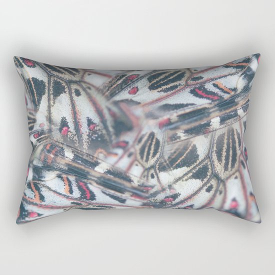 Butterflies Print Rectangular Pillow
