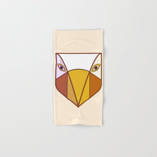 Bird tribal mask Hand & Bath Towel