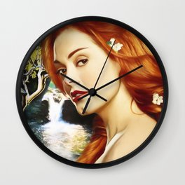 Charmed Nymph Wall Clock