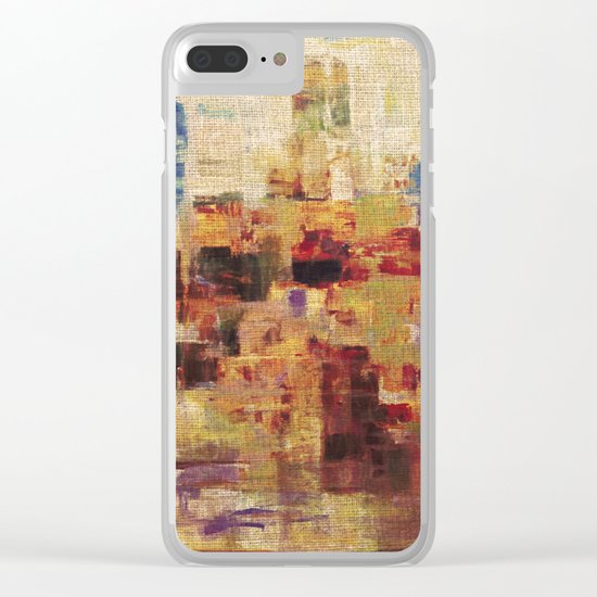 Sunset Town Clear iPhone Case