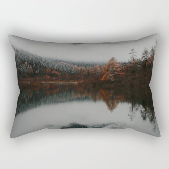 Beautiful Mountain # reflection Rectangular Pillow
