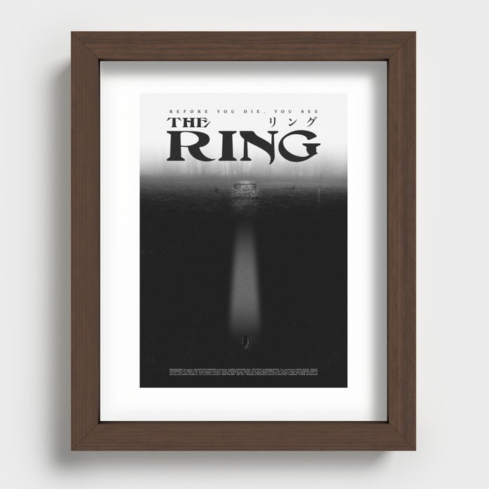 The Ring Recessed Framed Print