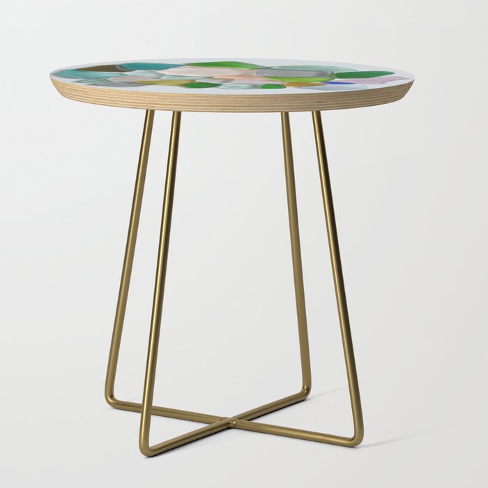 Sea Glass Colors Favorite Pieces - beach glass found in NYC Side Table