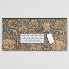 Honeysuckle by William Morris 1876 Antique Vintage Victorian Jugendstil Art Nouveau Retro Pattern Desk Mat