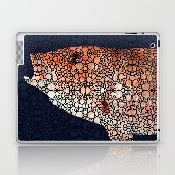 Red Grouper Fish - Florida Art By Sharon Cummings Laptop & iPad Skin