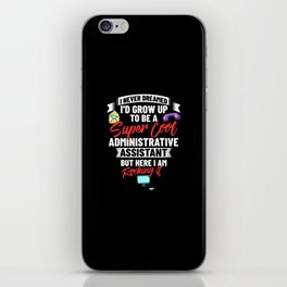Administrative Assistant Admin Legal Training iPhone Skin