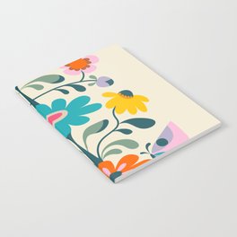 Retro Floral  Notebook