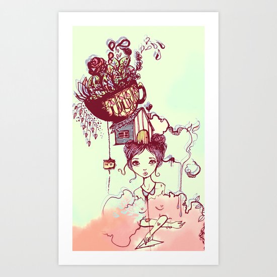 Tea Art Print