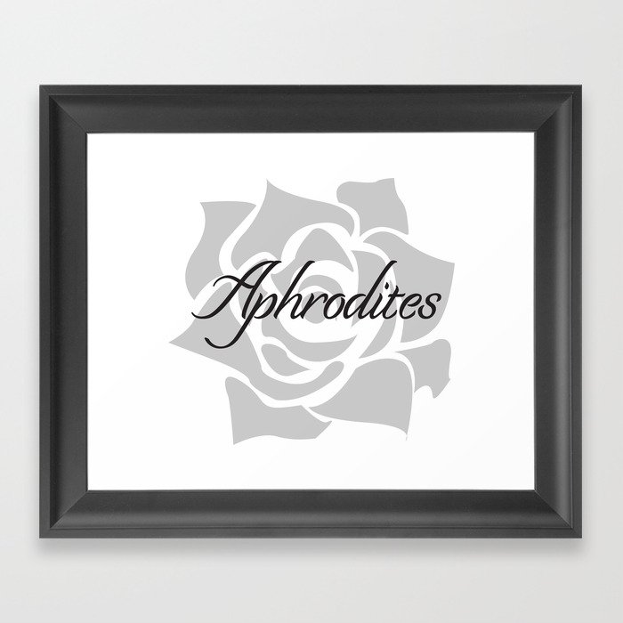 Aphrodites Logo Framed Art Print