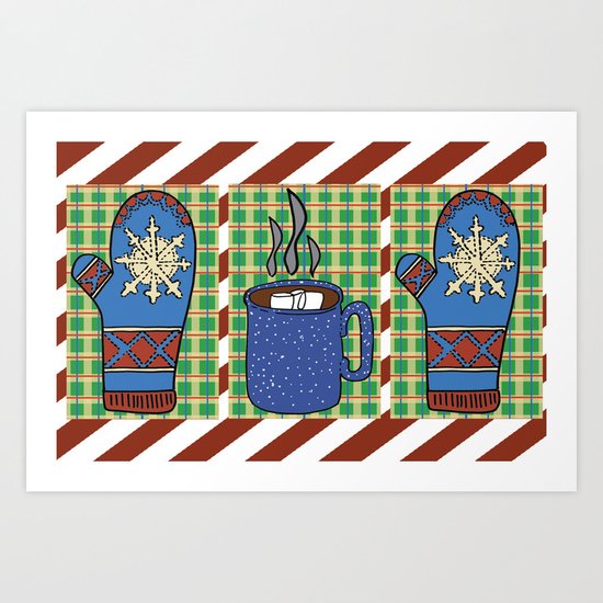 Cozy Christmas! Art Print