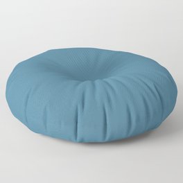 Peacock Silk Blue Floor Pillow