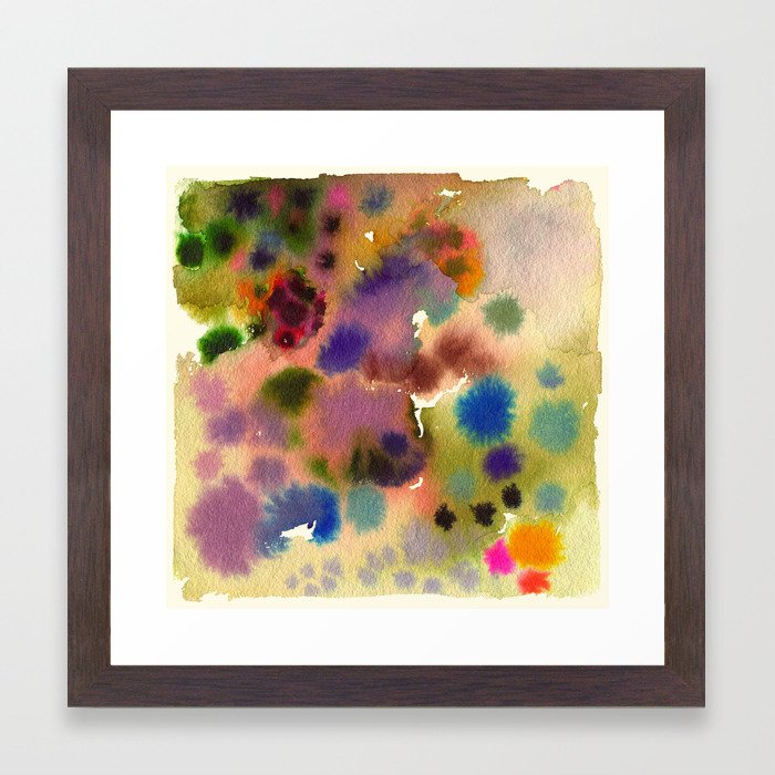 Remembering the summer in a rainy day and those colors II Framed Art Print