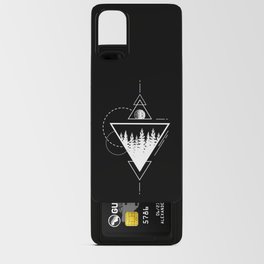 Modern Geometric Nature Forest Boho Triangles Graphic Android Card Case