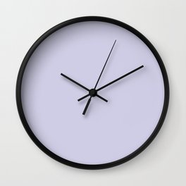 Violet Petals Wall Clock