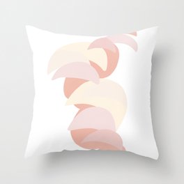 Abstract Pinks Throw Pillow