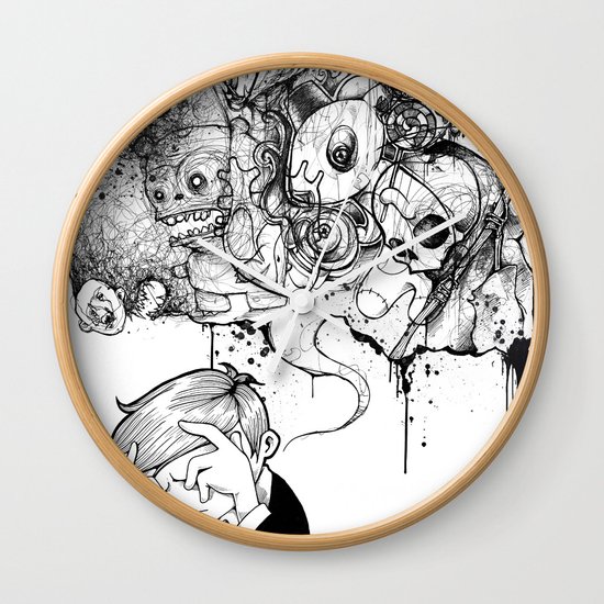 A Heavy Heart Wall Clock