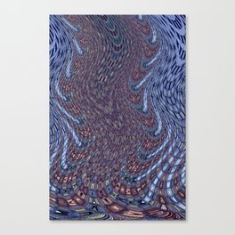Shades Of Purple Abstraction Canvas Print