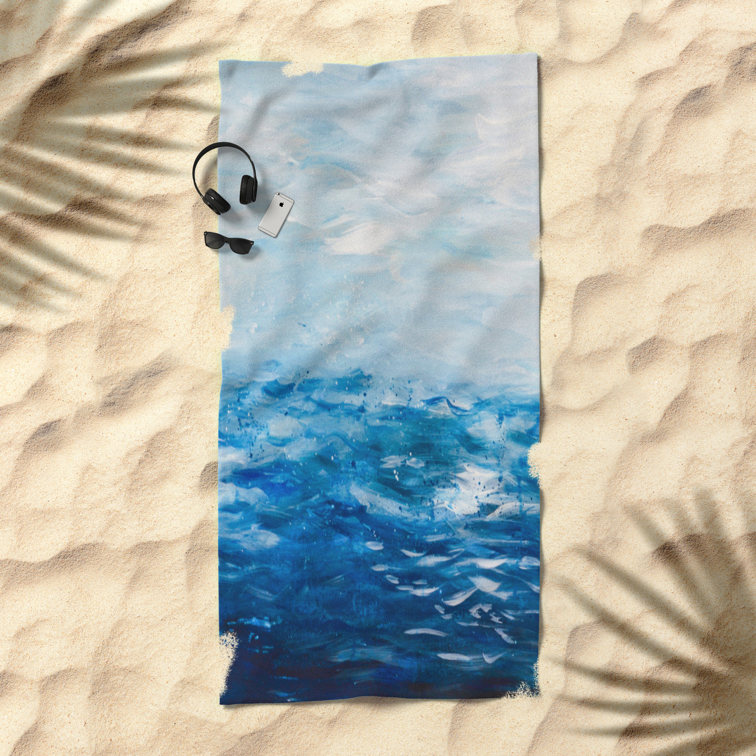 Paint 10 Abstract Water Ocean Seascape Modern Painting Dorm Room