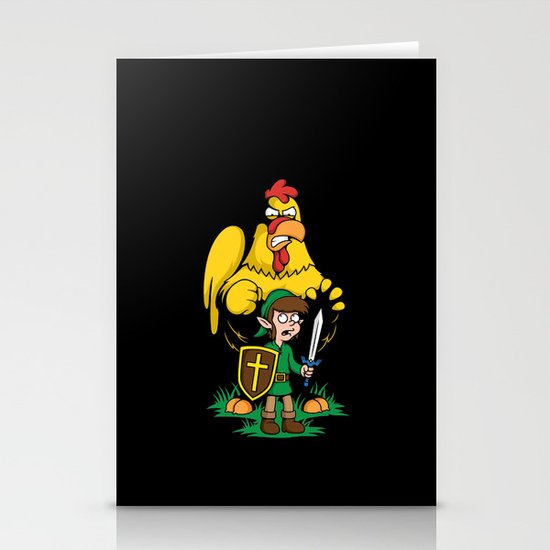 The Legend of Ernie (dark background) Stationery Cards