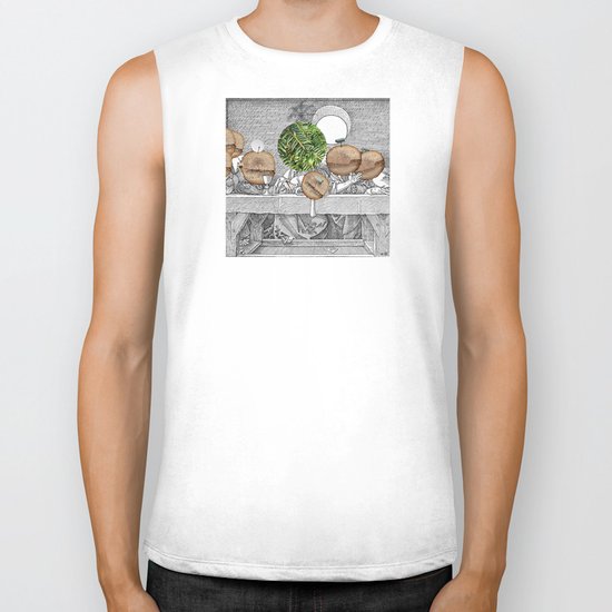 Duerer Last Communion Collage Biker Tank
