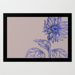 Sunflower Gold Art Print