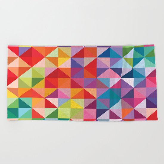 Geometric World No. 1 Beach Towel