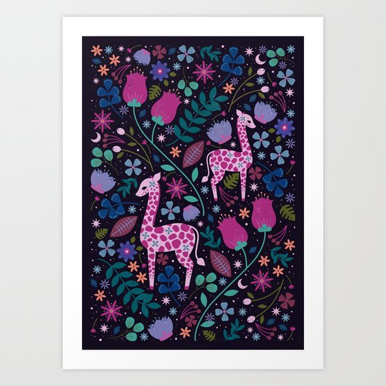 Giraffe Art Print