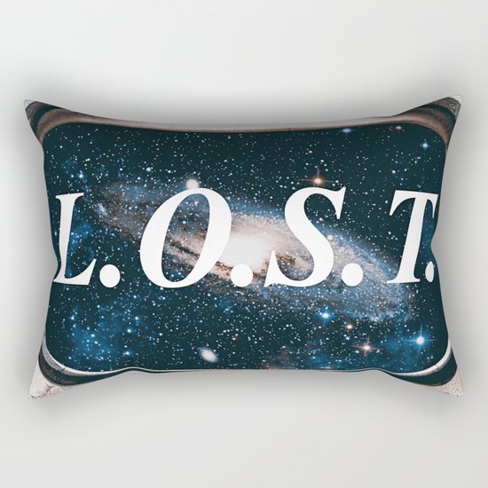 Looking Over Strange Terrain Rectangular Pillow