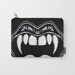 LOVE IS AN INJECTION - the vampire words .1 Carry-All Pouch | Canines, Black And White, Vampiretooth, Vampyr, Digital, Vampiremouth, Vampiro, Vampireposter, Scary, Mouth 