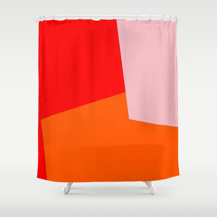 Red Orange Pink Shower Curtain By Annhough Society6