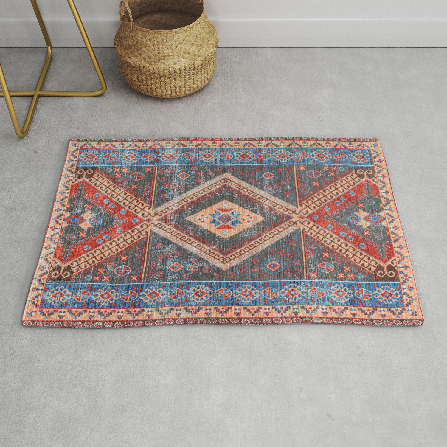 N19 Boho Moroccan Oriental Artwork For Rustic And Farmhouse Styles Rug By Arteresting Society6
