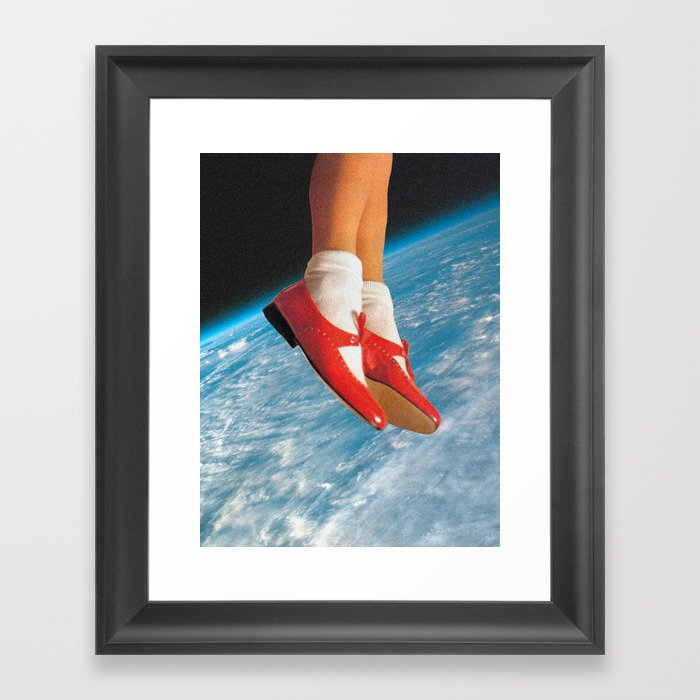 The shoes Framed Art Print