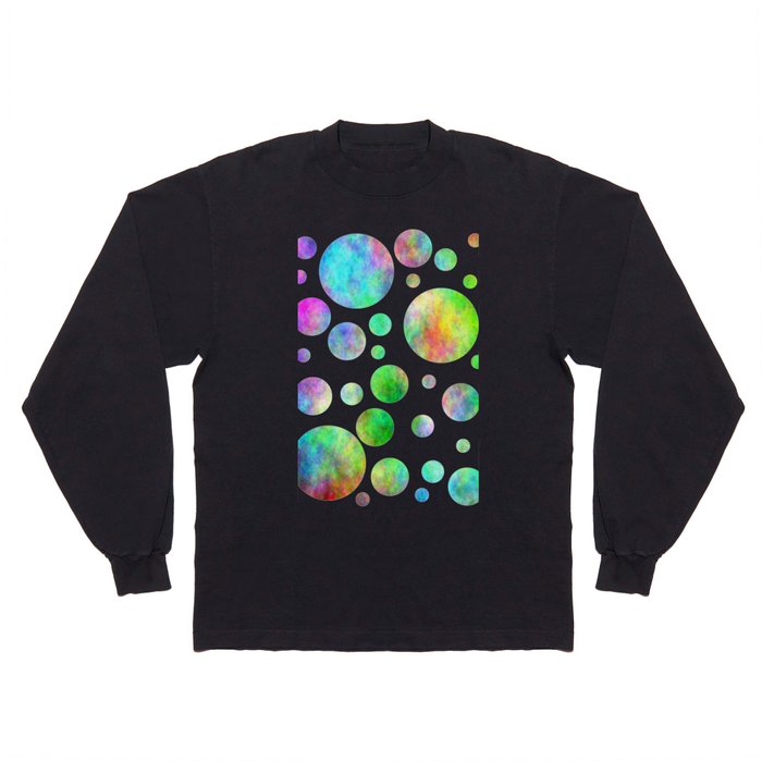 Colorful Plasma Bubbles Long Sleeve T Shirt