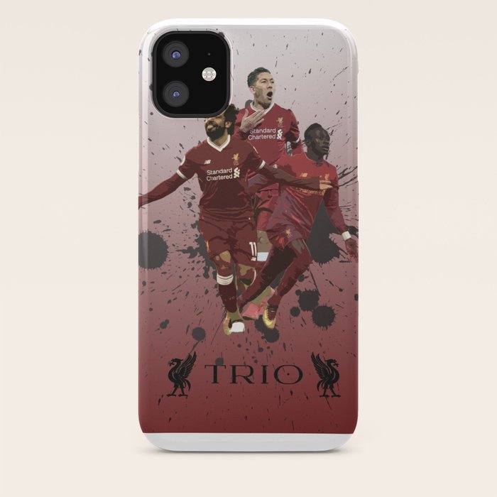 Liverpool Trio Attack Iphone Case By Lentaworks