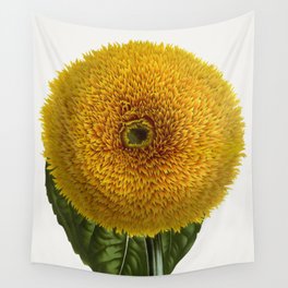 Helianthus Californicus Insignis on White Wall Tapestry